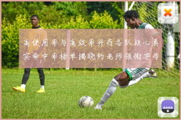 高使用率与高效率并存各队核心真实命中率榜单揭晓约老师领衔字母紧随其后